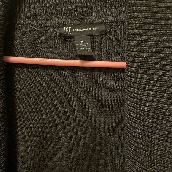INC Wool Cardigan Sweater - Picture 7 of 9